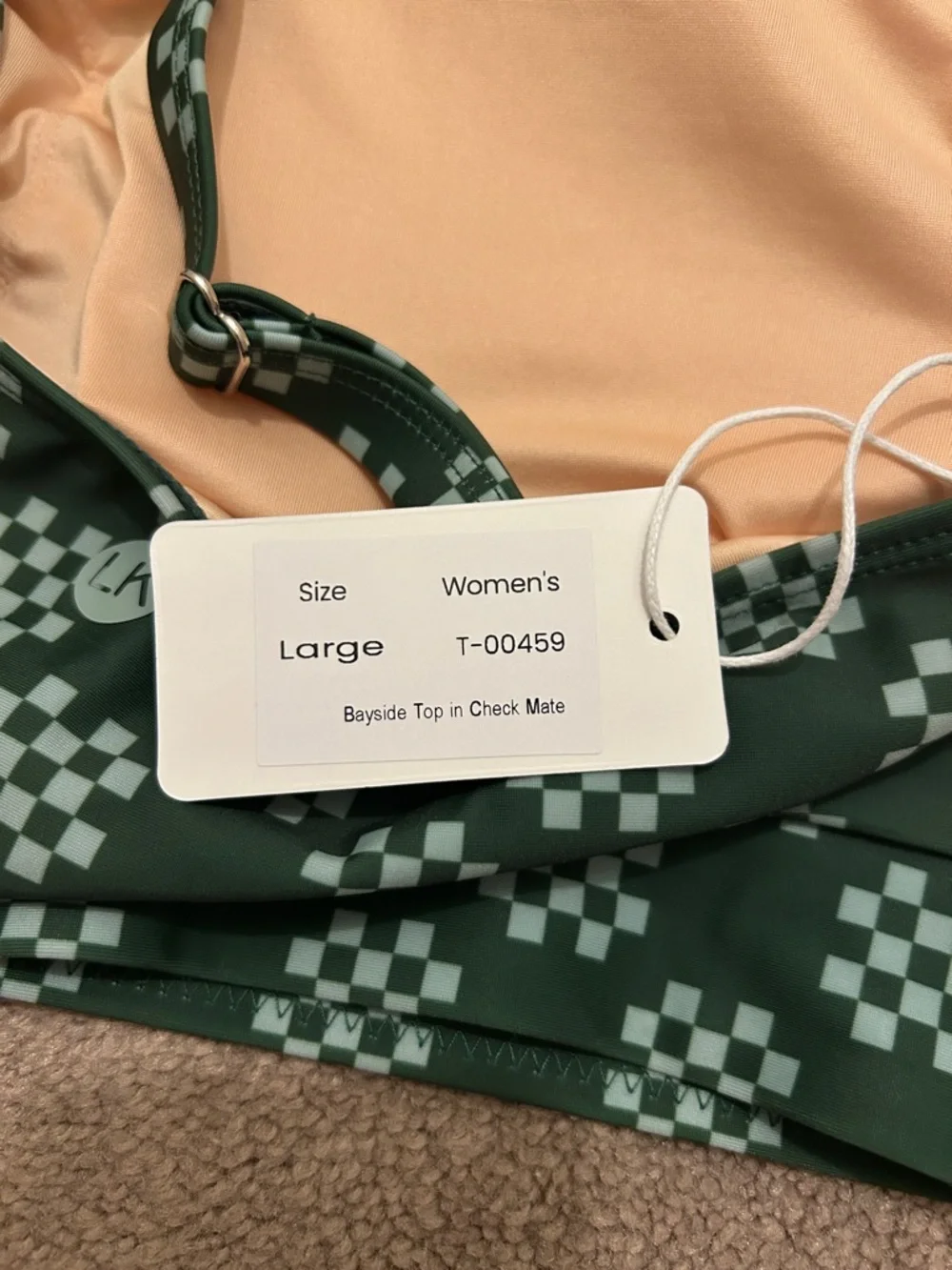 NWT Livy&Kate Bayside Top in Check Mate and Mid Rise Bottoms in Daisy Sunrise - Picture 4 of 11